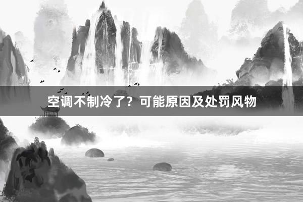 空调不制冷了？可能原因及处罚风物